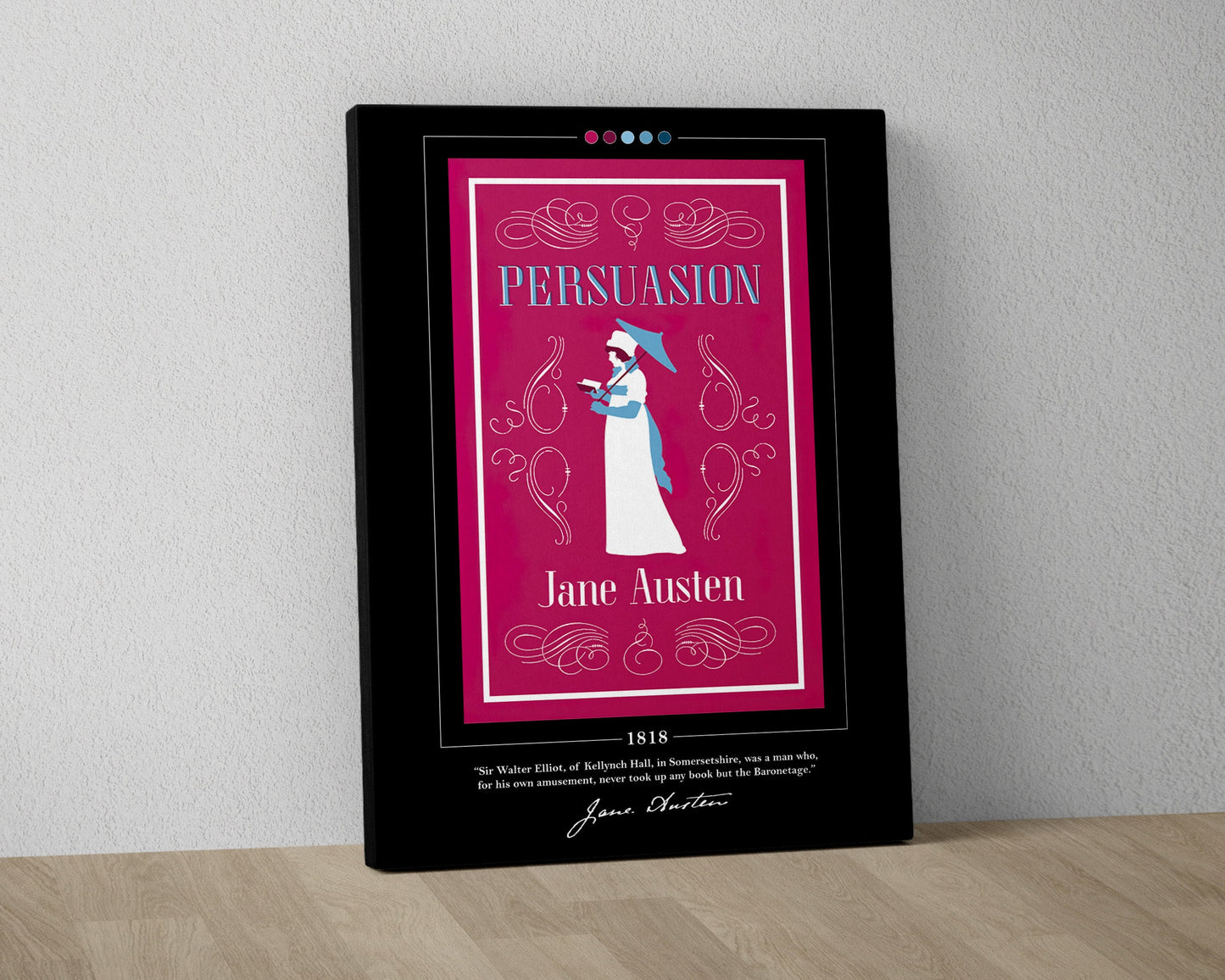 Persuasion Book Cover Poster | Jane Austen, Persuasion Poster, Persuasion Print, Book Posters, Canvas Print, Book Art, Book Lover Gift