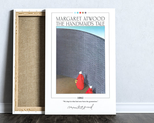The Handmaid's Tale Book Cover Poster | Margaret Atwood, The Handmaid's Tale Poster, Book Posters, Book Art, Canvas Print, Book Lover Gift