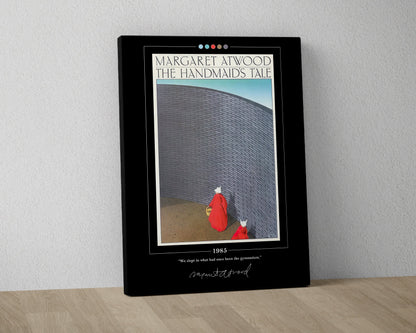 The Handmaid's Tale Book Cover Poster | Margaret Atwood, The Handmaid's Tale Poster, Book Posters, Book Art, Canvas Print, Book Lover Gift