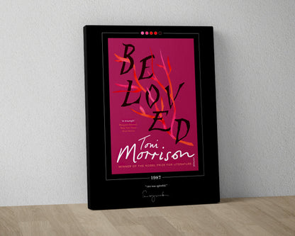 Beloved Book Cover Poster | Toni Morrison, Beloved Poster, Beloved Print, Book Posters, Canvas Wall Art, Book Art, Book Lover Gift