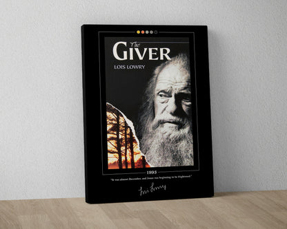 The Giver Book Cover Poster | Lois Lowry, The Giver Poster, The Giver Print, Book Posters, Canvas Wall Art, Book Art, Book Lover Gift