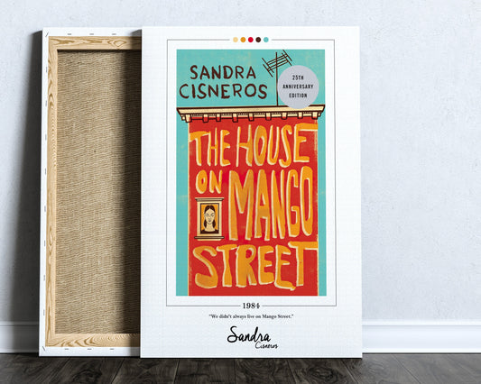 The House on Mango Street Book Cover Poster | Sandra Cisneros, The House on Mango Street Poster, Book Posters, Canvas Print, Book Lover Gift