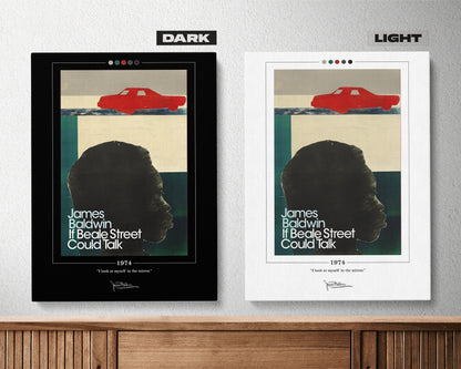 If Beale Street Could Talk Book Cover Poster | James Baldwin, If Beale Street Could Talk Poster, Book Posters, Canvas Print, Book Lover Gift
