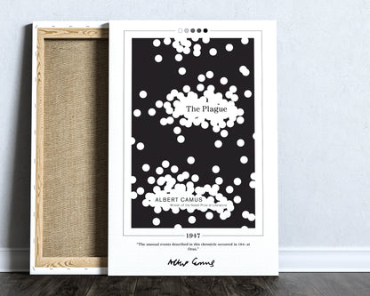 The Plague Book Cover Poster | Albert Camus, The Plague Poster, The Plague Print, Book Posters, Book Art, Canvas Wall Art, Book Lover Gift
