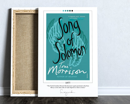 Song of Solomon Book Cover Poster | Toni Morrison, Song of Solomon Poster, Song of Solomon Print, Book Poster, Canvas Print, Book Lover Gift