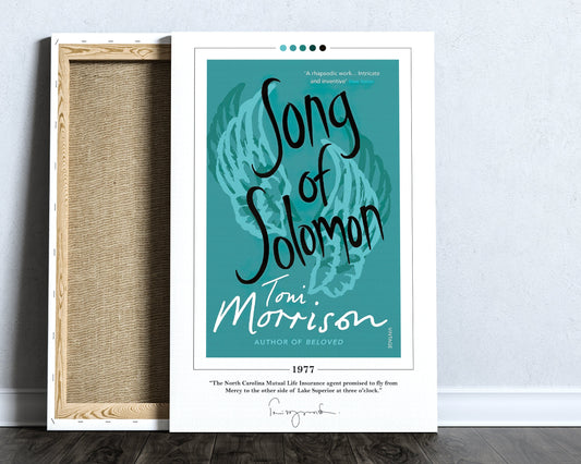 Song of Solomon Book Cover Poster | Toni Morrison, Song of Solomon Poster, Song of Solomon Print, Book Poster, Canvas Print, Book Lover Gift