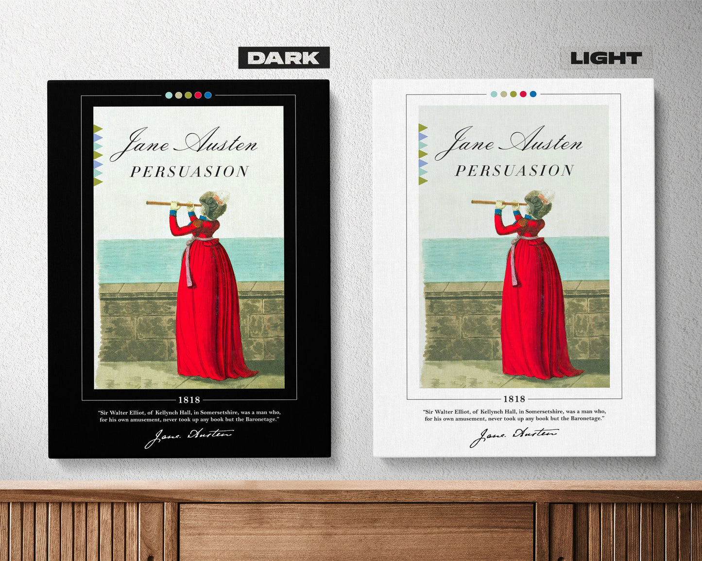 Persuasion Book Cover Poster | Jane Austen, Persuasion Poster, Persuasion Print, Book Posters, Canvas Wall Art, Book Art, Book Lover Gift