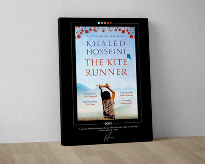 The Kite Runner Book Cover Poster | Khaled Hosseini, The Kite Runner Poster, The Kite Runner Print, Book Posters, Book Art, Canvas Wall Art