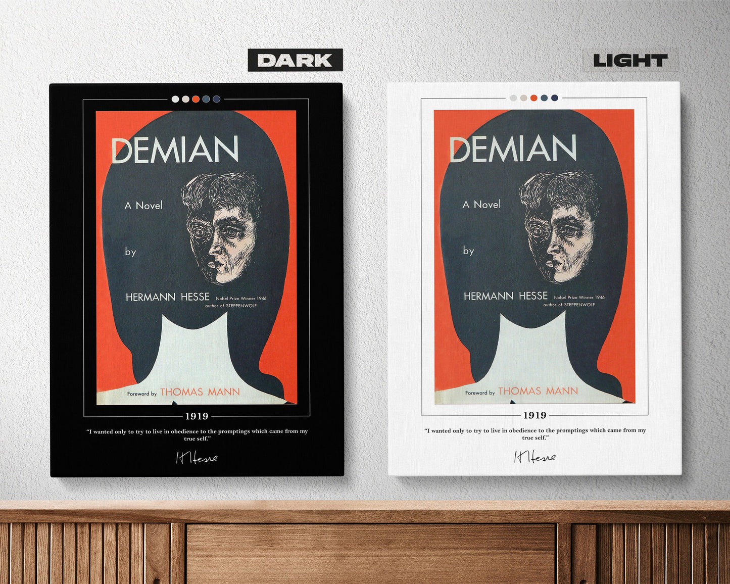 Demian Book Cover Poster | Hermann Hesse, Demian Poster, Demian Print, Book Posters, Book Art, Canvas Wall Art, Book Lover Gift