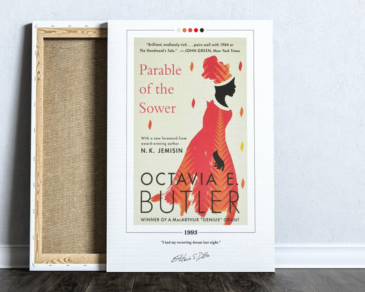 Parable of the Sower Book Cover Poster | Octavia E. Butler, Parable of the Sower Poster, Book Posters, Canvas Wall Art, Book Lover Gift