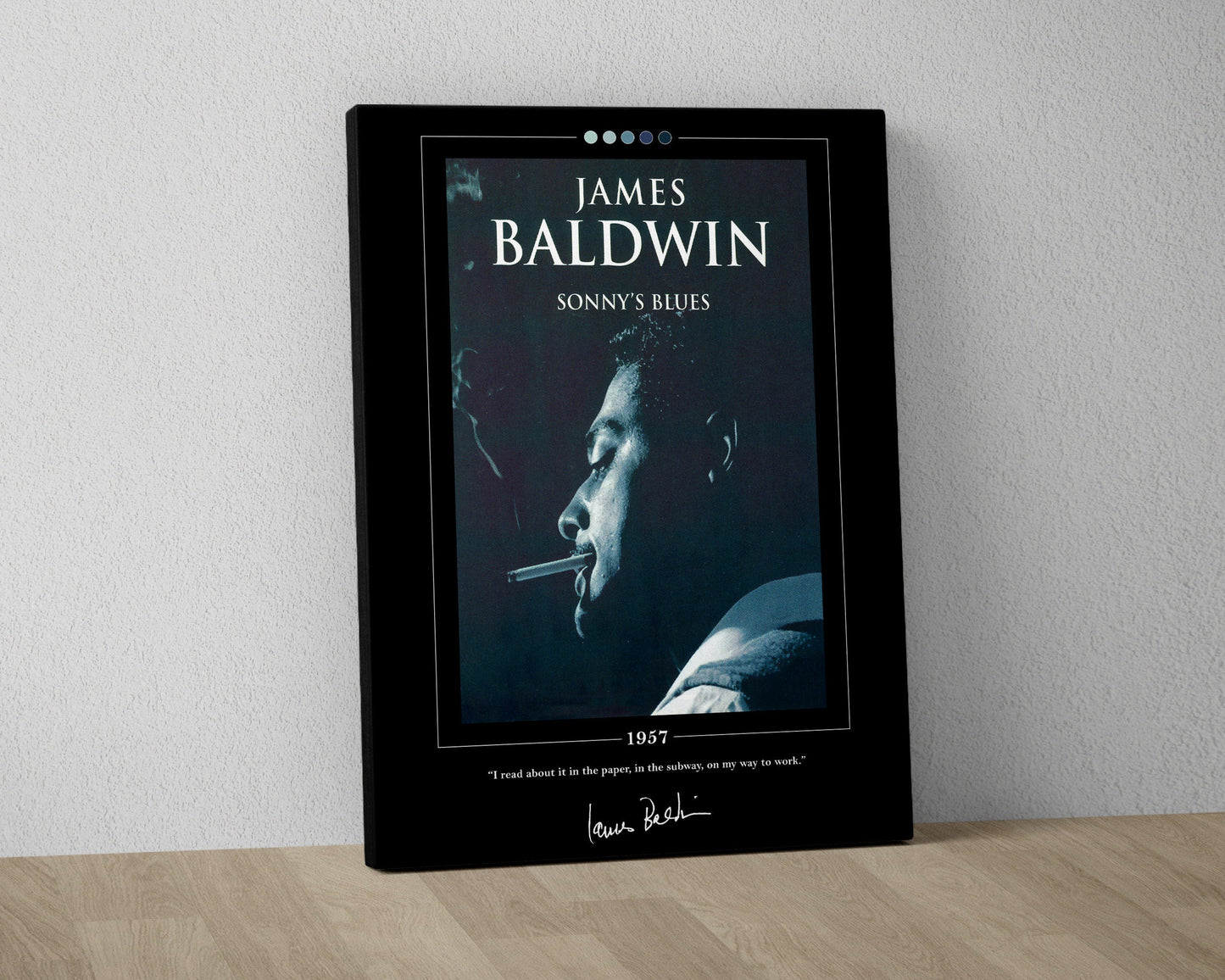 Sonny's Blues Book Cover Poster | James Baldwin, Sonny's Blues Poster, Sonny's Blues Print, Book Posters, Canvas Print, Book Lover Gift