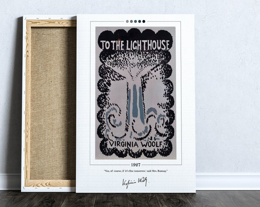 To the Lighthouse Book Cover Poster | Virginia Woolf, To the Lighthouse Poster, Book Posters, Canvas Wall Art, Book Art, Book Lover Gift
