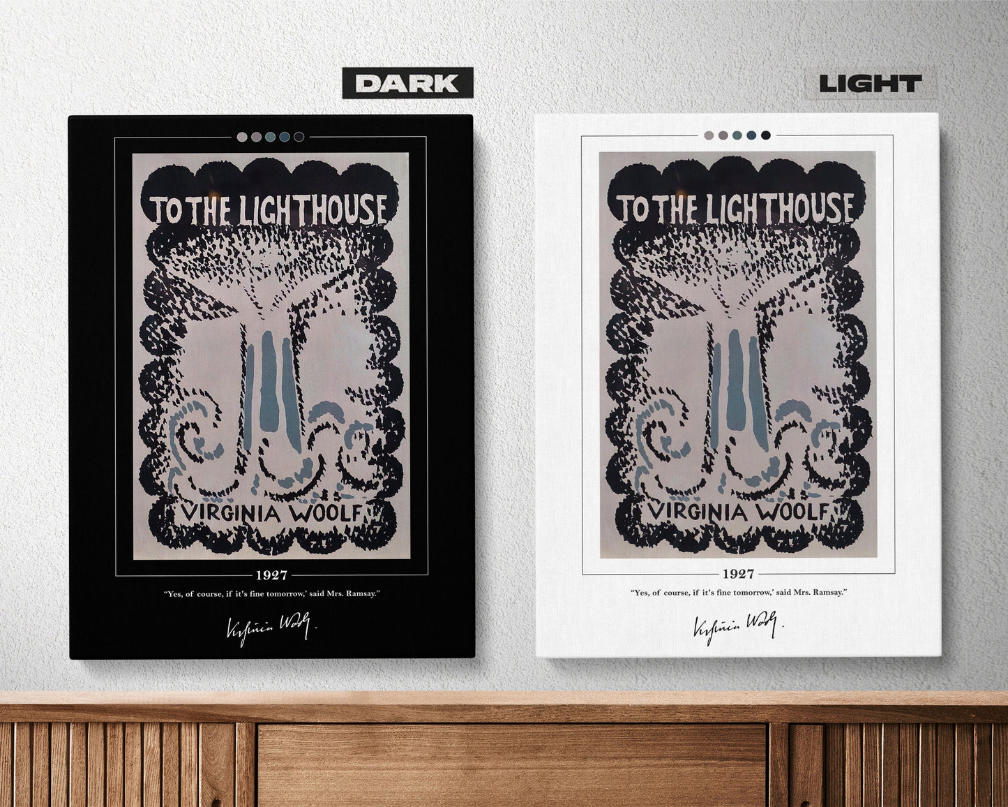 To the Lighthouse Book Cover Poster | Virginia Woolf, To the Lighthouse Poster, Book Posters, Canvas Wall Art, Book Art, Book Lover Gift