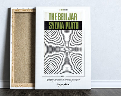 The Bell Jar Book Cover Poster | Sylvia Plath, The Bell Jar Poster, The Bell Jar Print, Book Posters, Canvas Wall Art, Book Lover Gift