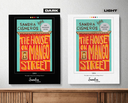 The House on Mango Street Book Cover Poster | Sandra Cisneros, The House on Mango Street Poster, Book Posters, Canvas Print, Book Lover Gift