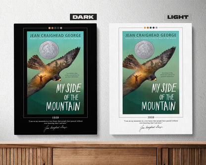 My Side of the Mountain Book Cover Poster | Jean Craighead George, My Side of the Mountain Poster, Book Posters, Canvas Wall Art, Book Art