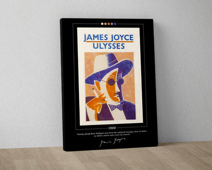 Ulysses Book Cover Poster | James Joyce, Ulysses Poster, Ulysses Print, Book Posters, Book Art, Canvas Wall Art, Book Lover Gift