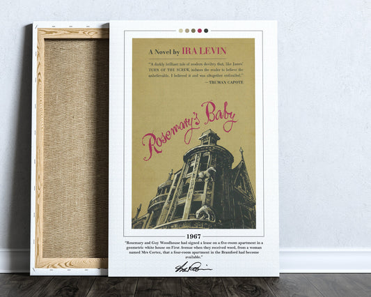 Rosemary's Baby Book Cover Poster | Ira Levin, Rosemary's Baby Poster, Rosemary's Baby Print, Book Posters, Book Art, Book Lover Gift