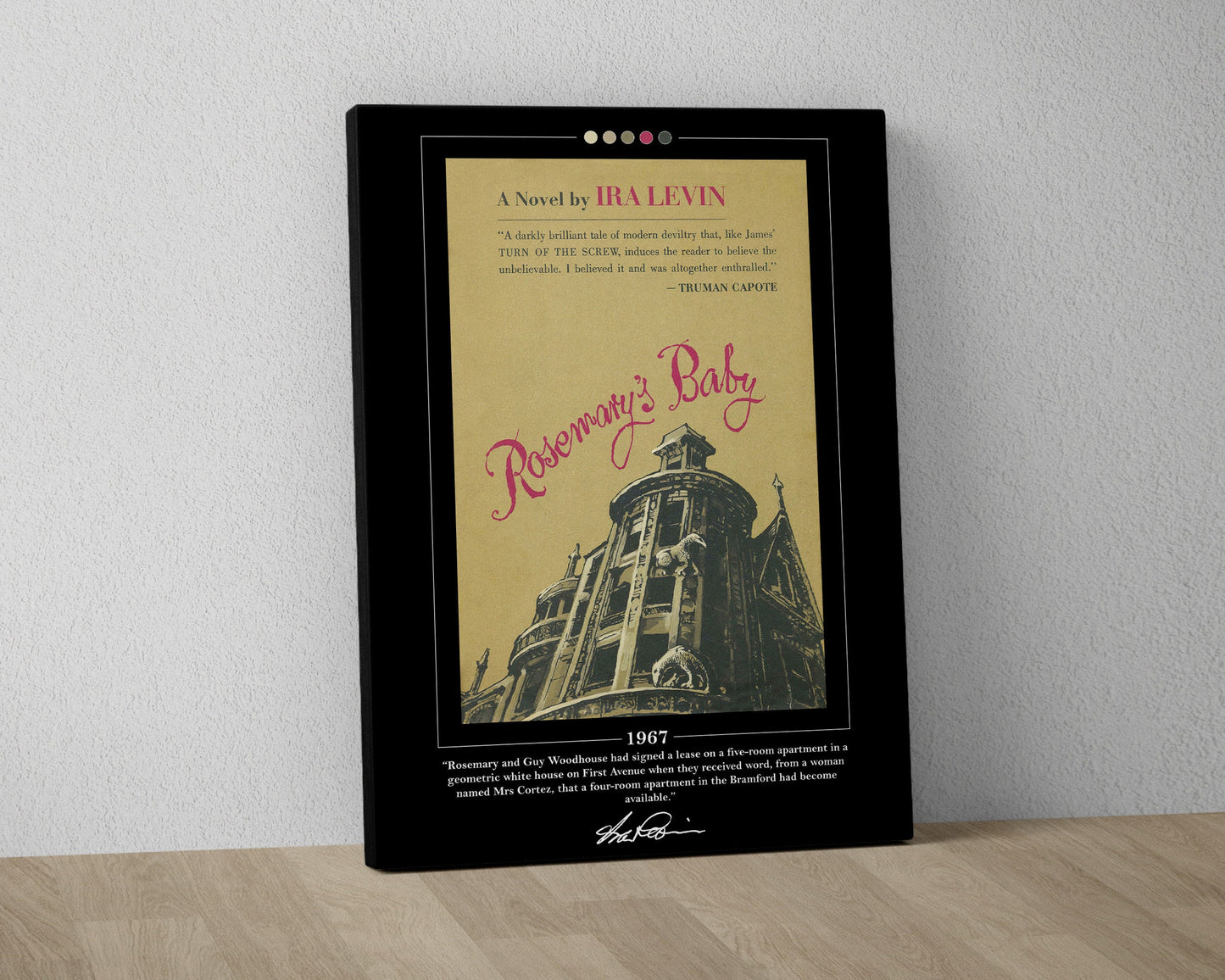 Rosemary's Baby Book Cover Poster | Ira Levin, Rosemary's Baby Poster, Rosemary's Baby Print, Book Posters, Book Art, Book Lover Gift