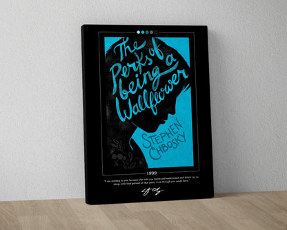The Perks of Being a Wallflower Book Cover Poster | Stephen Chbosky, The Perks of Being a Wallflower Poster, Book Posters, Book Lover Gift