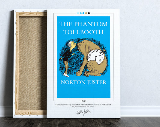 The Phantom Tollbooth Book Cover Poster | Norton Juster, Phantom Tollbooth Poster, Phantom Tollbooth Print, Book Posters, Book Lover Gift