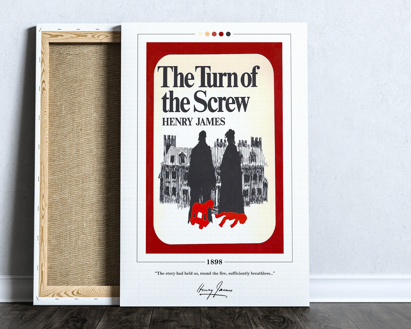 The Turn of the Screw Book Cover Poster | Henry James, Turn of the Screw Poster, Turn of the Screw Print, Book Posters, Book Lover Gift