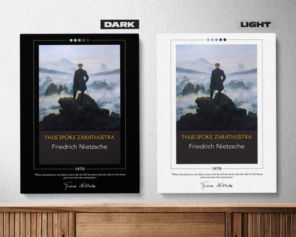 Thus Spoke Zarathustra Book Cover Poster | Friedrich Nietzsche, Thus Spoke Zarathustra Poster, Book Posters, Book Art, Book Lover Gift