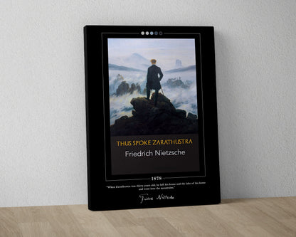 Thus Spoke Zarathustra Book Cover Poster | Friedrich Nietzsche, Thus Spoke Zarathustra Poster, Book Posters, Book Art, Book Lover Gift