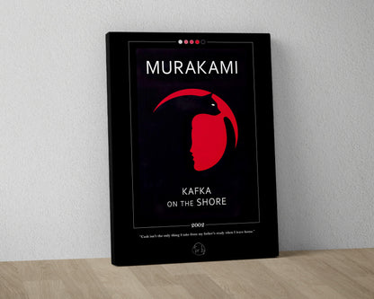 Kafka on the Shore Book Cover Poster | Haruki Murakami, Kafka on the Shore Poster, Book Posters, Book Art, Canvas Wall Art, Book Lover Gift