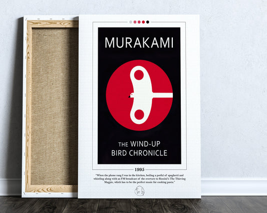The Wind Up Bird Chronicle Book Cover Poster | Haruki Murakami, The Wind Up Bird Chronicle Poster, Book Posters, Book Art, Canvas Wall Art