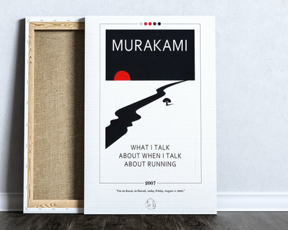 What I Talk About When I Talk About Running Book Cover Poster | Haruki Murakami, What I Talk About When I Talk About Running Poster