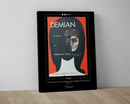 Demian Book Cover Poster | Hermann Hesse, Demian Poster, Demian Print, Book Posters, Book Art, Canvas Wall Art, Book Lover Gift