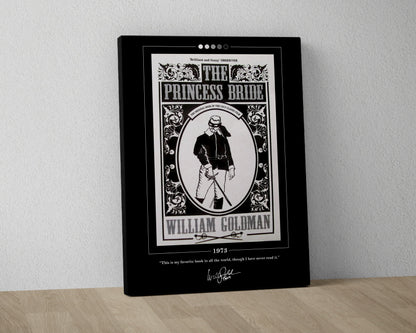 The Princess Bride Book Cover Poster | William Goldman, The Princess Bride Poster, Book Posters, Canvas Wall Art, Book Art, Book Lover Gift