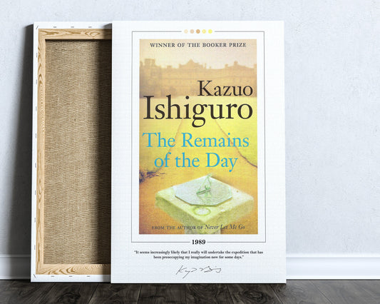 The Remains of the Day Book Cover Poster | Kazuo Ishiguro, The Remains of the Day Poster, Book Posters, Canvas Wall Art, Book Lover Gift