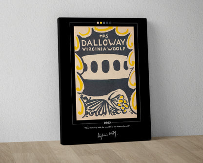 Mrs Dalloway Book Cover Poster | Virginia Woolf, Mrs Dalloway Poster, Mrs Dalloway Print, Book Posters, Canvas Wall Art, Book Lover Gift