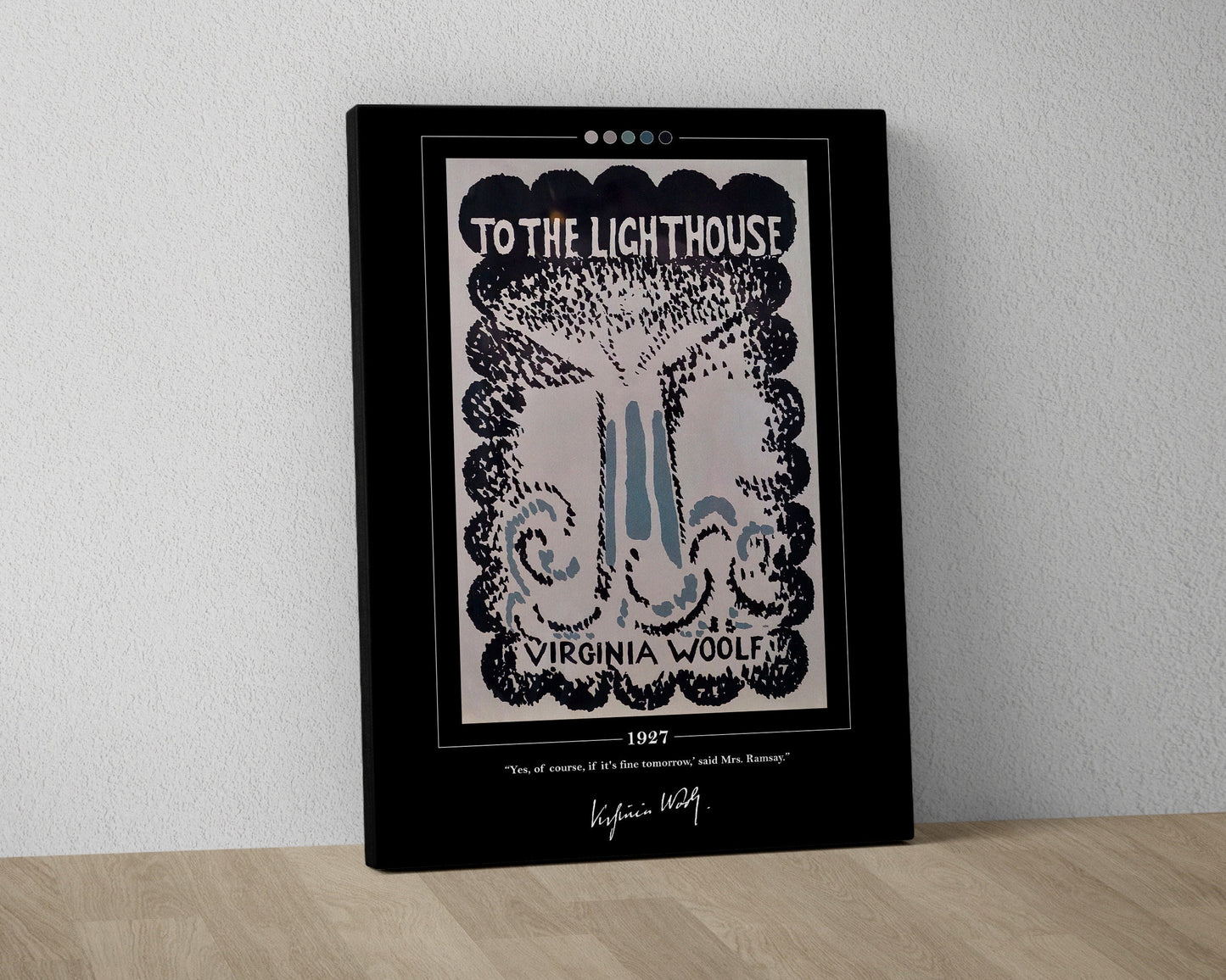 To the Lighthouse Book Cover Poster | Virginia Woolf, To the Lighthouse Poster, Book Posters, Canvas Wall Art, Book Art, Book Lover Gift