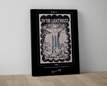 To the Lighthouse Book Cover Poster | Virginia Woolf, To the Lighthouse Poster, Book Posters, Canvas Wall Art, Book Art, Book Lover Gift