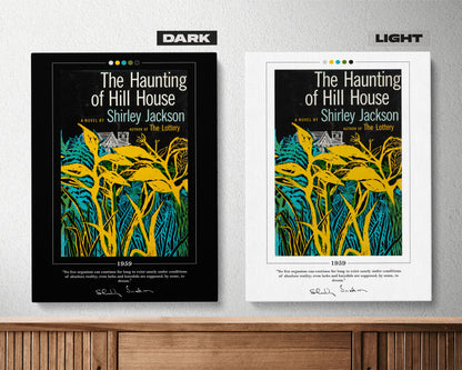 The Haunting of Hill House Book Cover Poster | Shirley Jackson, Haunting of Hill House Poster, Book Posters, Canvas Print, Book Lover Gift