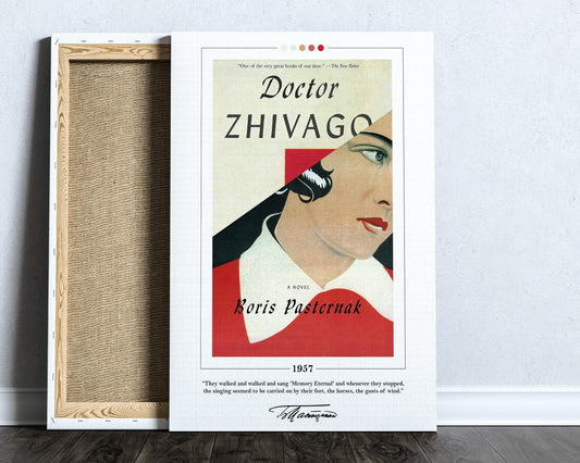 Doctor Zhivago Book Cover Poster | Boris Pasternak, Doctor Zhivago Poster, Doctor Zhivago Print, Book Posters, Canvas Print, Book Lover Gift