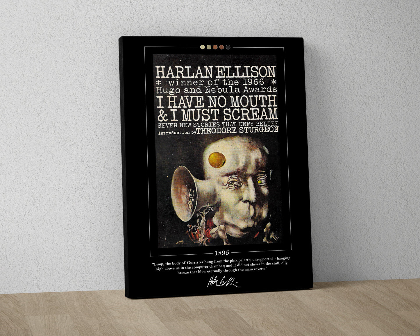 I Have No Mouth and I Must Scream Book Cover Poster | Harlan Ellison, I Have No Mouth and I Must Scream Poster, Book Posters, Book Art