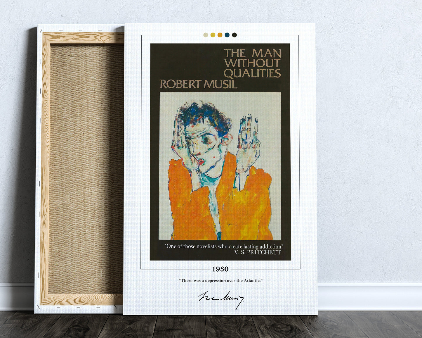 The Man Without Qualities Book Cover Poster | Robert Musil, Man Without Qualities Poster, Book Posters, Book Art, Book Lover Gift