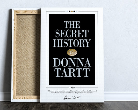 The Secret History Book Cover Poster | Donna Tartt, The Secret History Poster, Secret History Print, Book Posters, Book Art, Book Lover Gift