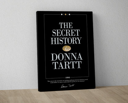 The Secret History Book Cover Poster | Donna Tartt, The Secret History Poster, Secret History Print, Book Posters, Book Art, Book Lover Gift