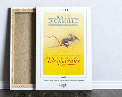 The Tale of Despereaux Book Cover Poster | Kate DiCamillo, The Tale of Despereaux Poster, Book Posters, Book Art, Book Lover Gift