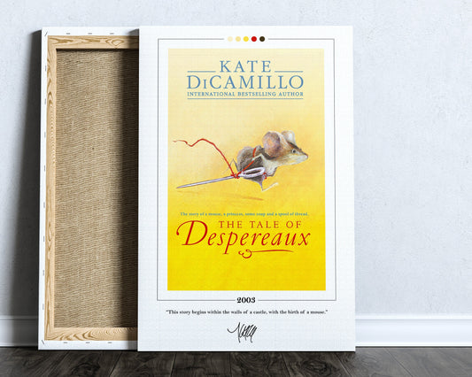 The Tale of Despereaux Book Cover Poster | Kate DiCamillo, The Tale of Despereaux Poster, Book Posters, Book Art, Book Lover Gift