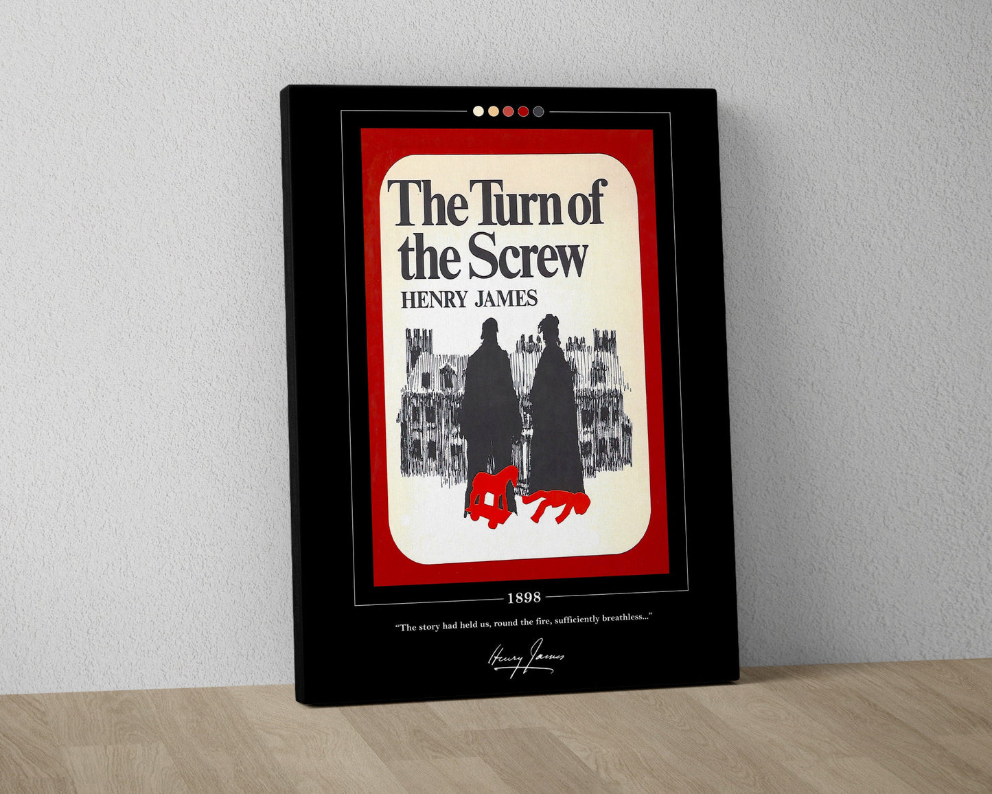 The Turn of the Screw Book Cover Poster | Henry James, Turn of the Screw Poster, Turn of the Screw Print, Book Posters, Book Lover Gift