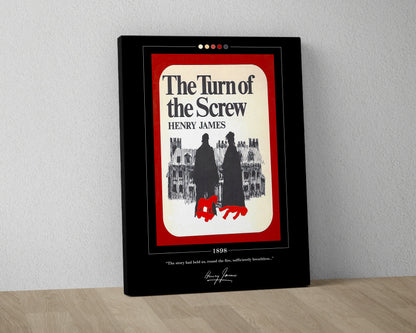 The Turn of the Screw Book Cover Poster | Henry James, Turn of the Screw Poster, Turn of the Screw Print, Book Posters, Book Lover Gift