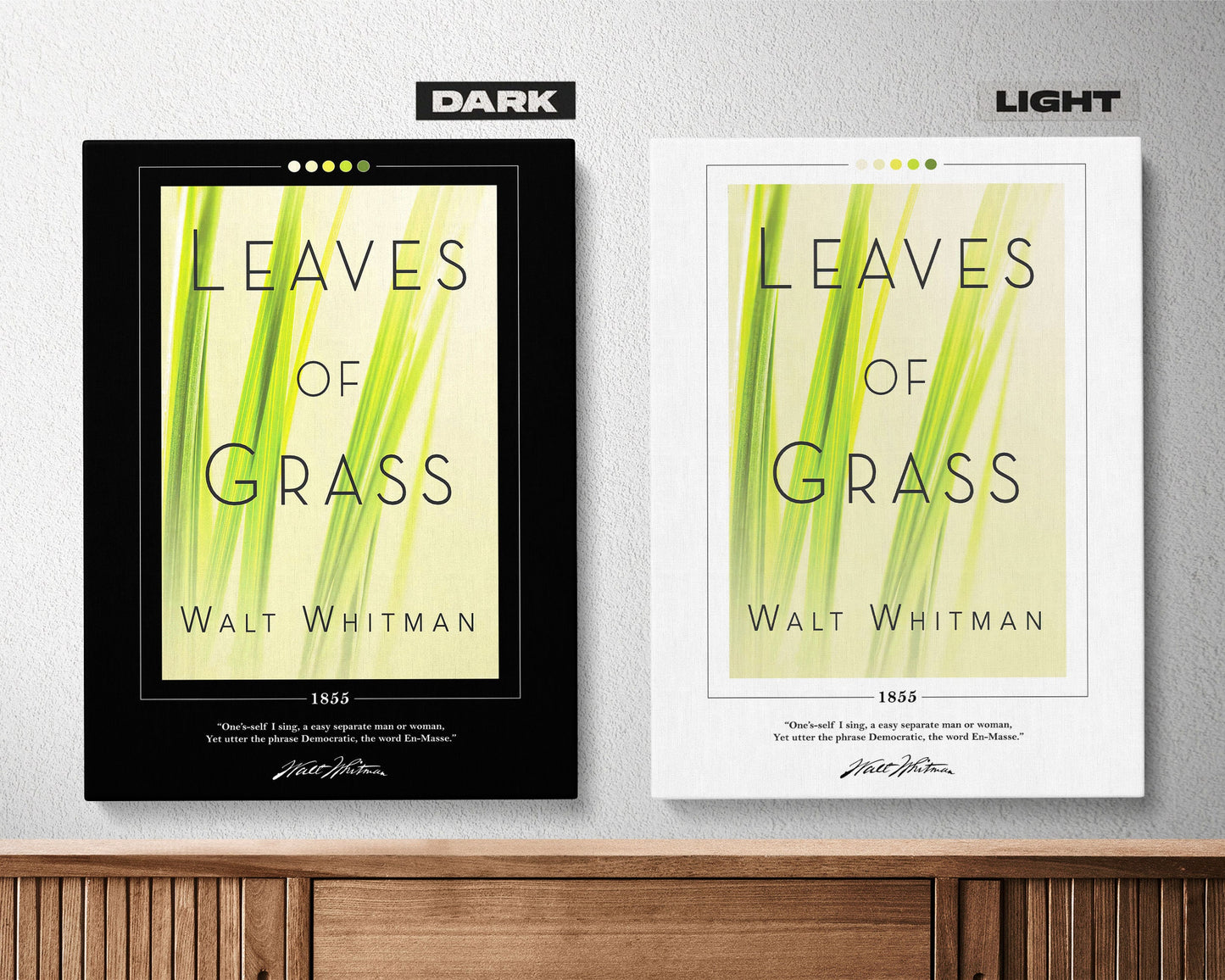Leaves of Grass Book Cover Poster | Walt Whitman, Leaves of Grass Poster, Leaves of Grass Print, Book Posters, Book Art, Book Lover Gift