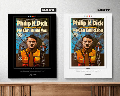 We Can Build You Book Cover Poster | Philip K Dick, We Can Build You Poster, Book Posters, Book Art, Canvas Wall Art, Book Lover Gift