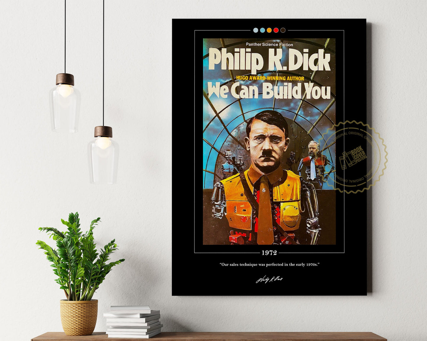 We Can Build You Book Cover Poster | Philip K Dick, We Can Build You Poster, Book Posters, Book Art, Canvas Wall Art, Book Lover Gift